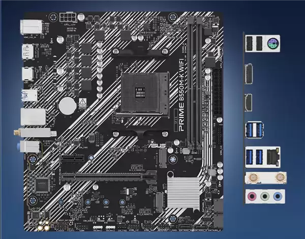 华硕PRIME B550M-K WIFI主板发布：AM4