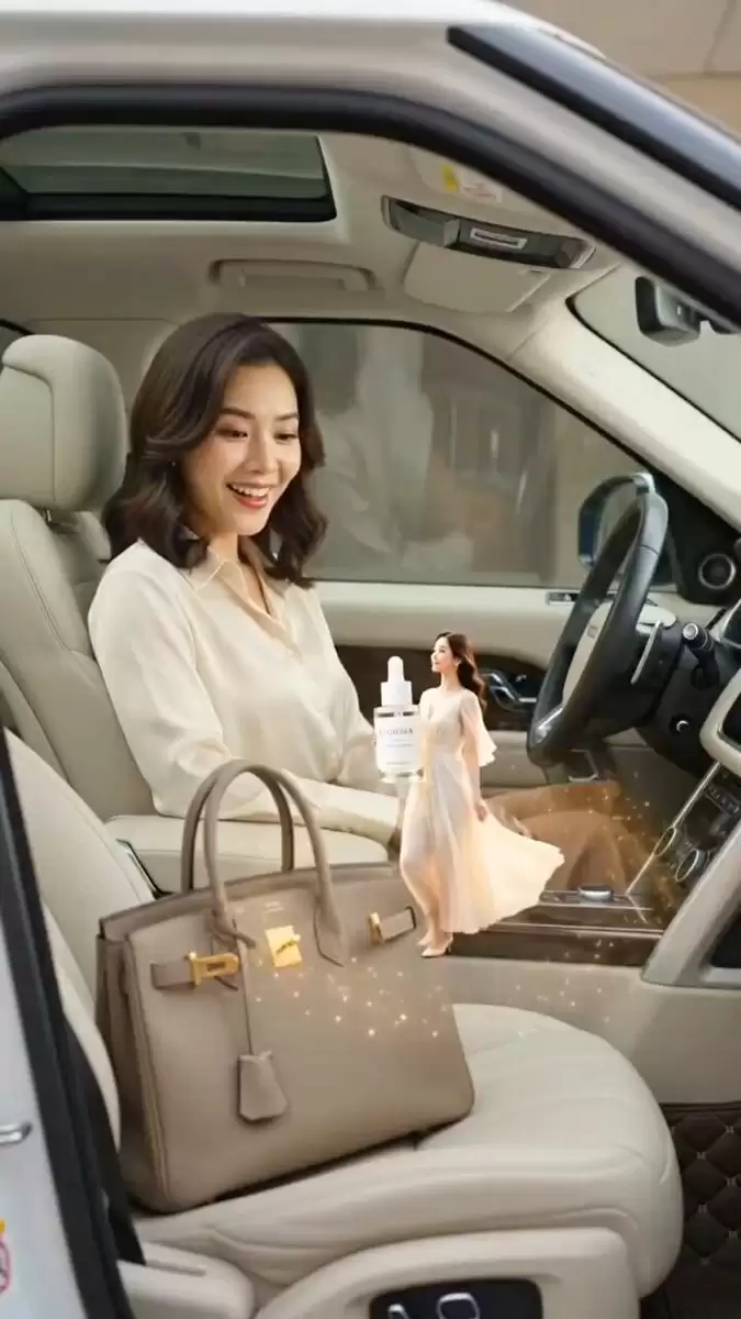 Miniature Woman Skincare Commercial