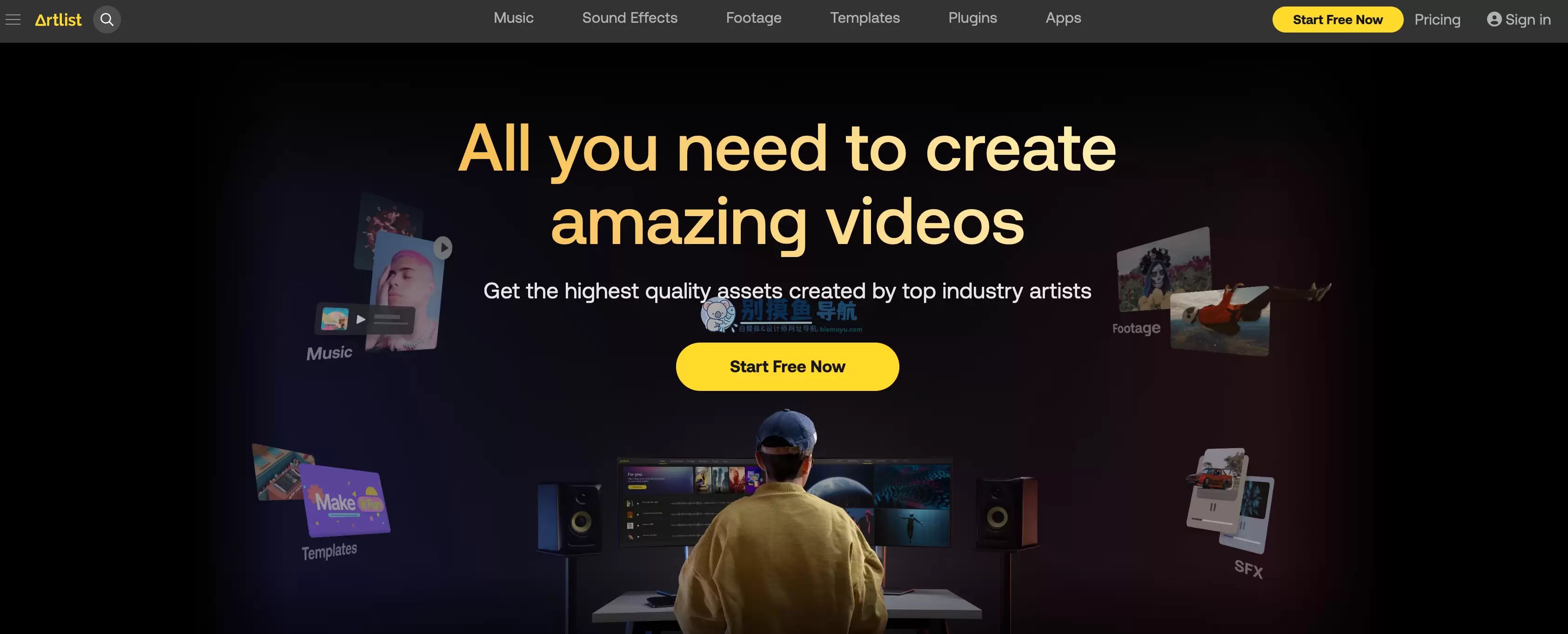 artlist-artlist,免版税音乐素材平台,库存资源丰富