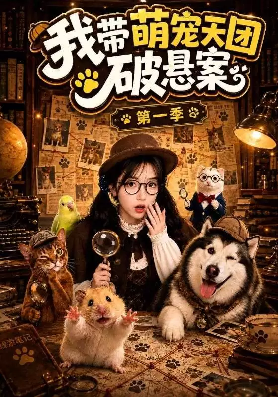 短剧《我带萌宠天团破悬案第一季》剧情说明