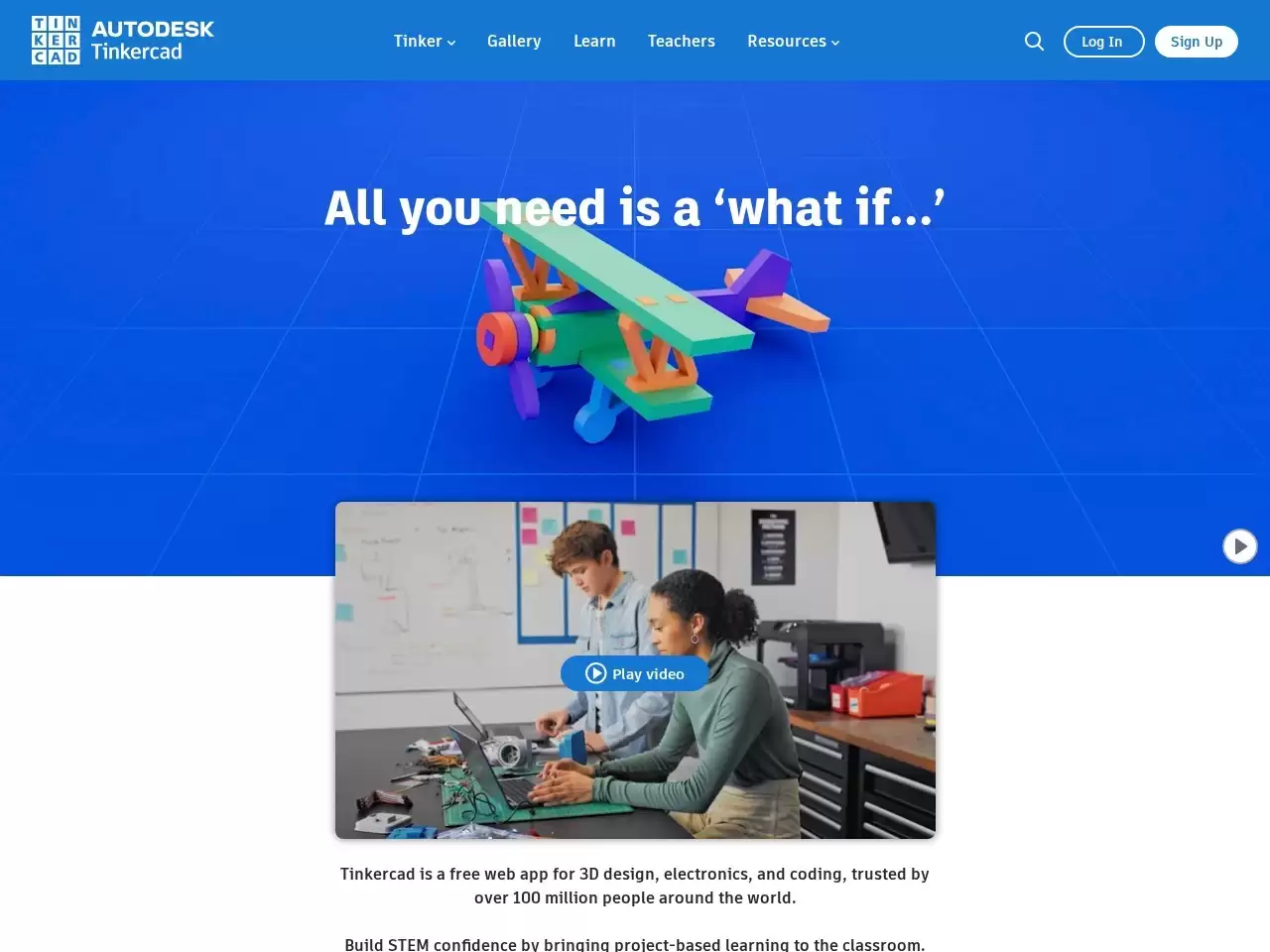 tinkercad-tinkercad,中文下载,3d打印在线操作步骤,Autodesk 公司推出的web类应用