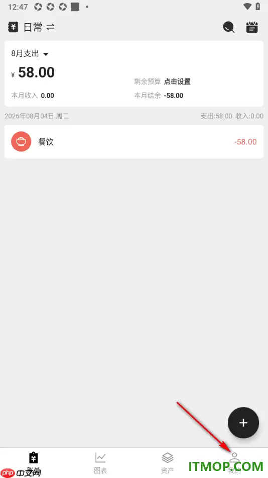 极简记账手机版更改日均设置以记账天数计算的做法