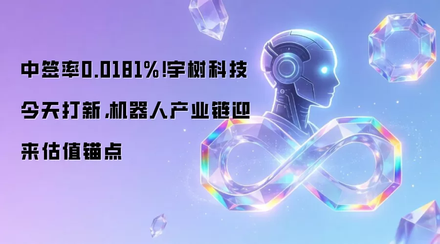 中签率0.0181%!宇树科技今天打新,机器人产业链迎来估值锚点