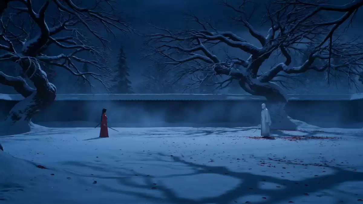 Kung-Fu Revenge Duel in Snowy Temple