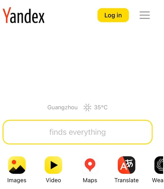 Yandex@浏览器官网首页无需登录