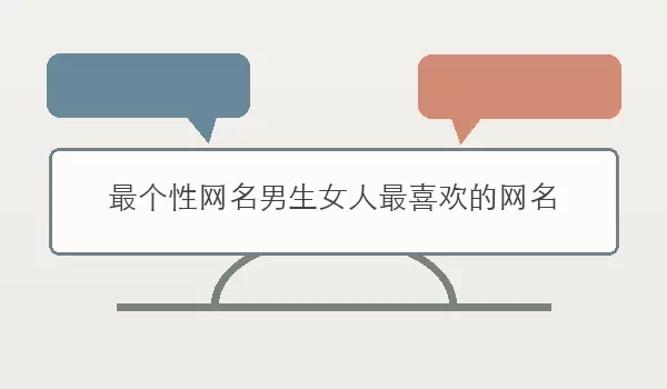 最个性网名男生女人最喜欢的网名