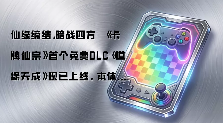 仙缘缔结，暗战四方 《卡牌仙宗》首个免费DLC《道缘天成》现已上线， 本体限时9折