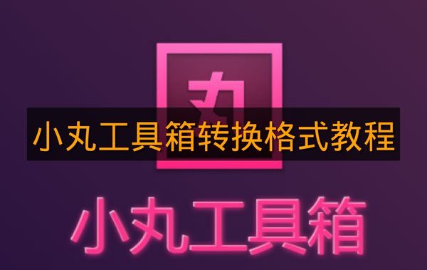 《小丸工具箱》转换格式教程