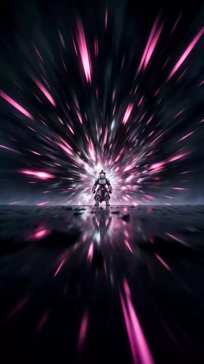 Cyber Panda Warrior 3D Artwork