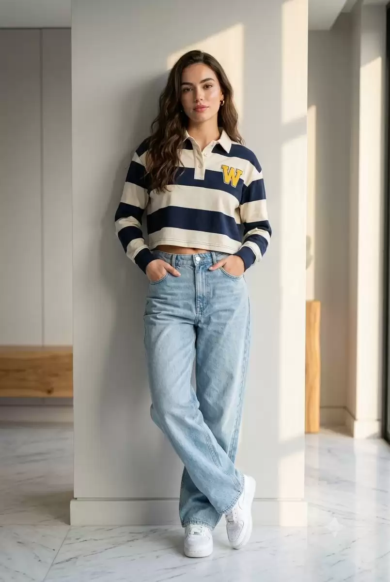 Minimalist Interior Fashion Portrait
