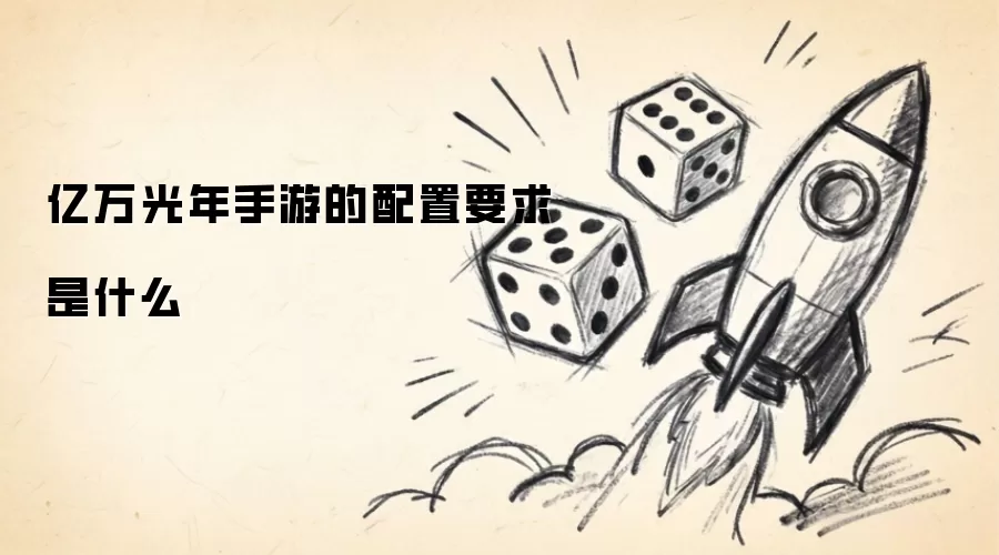 亿万光年手游的配置要求是什么