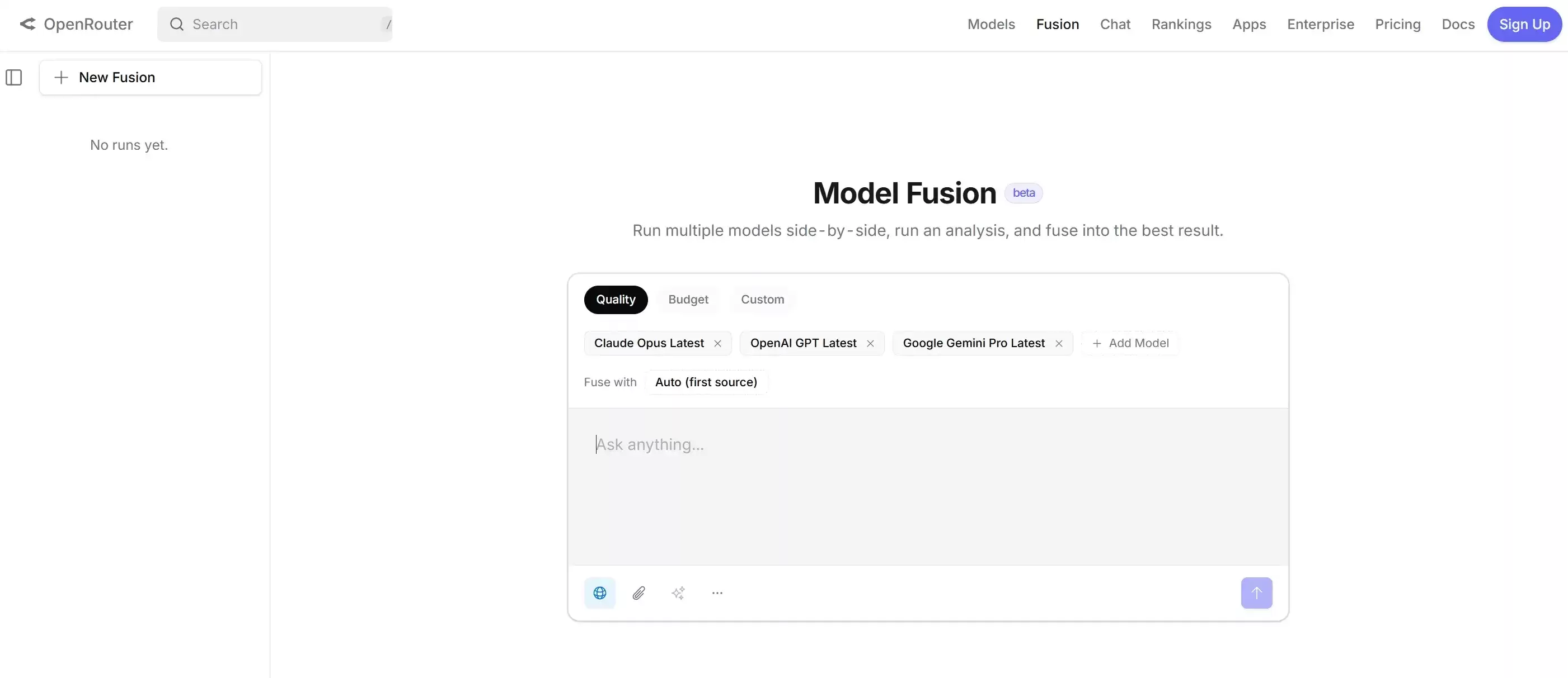 Fusion官网首页