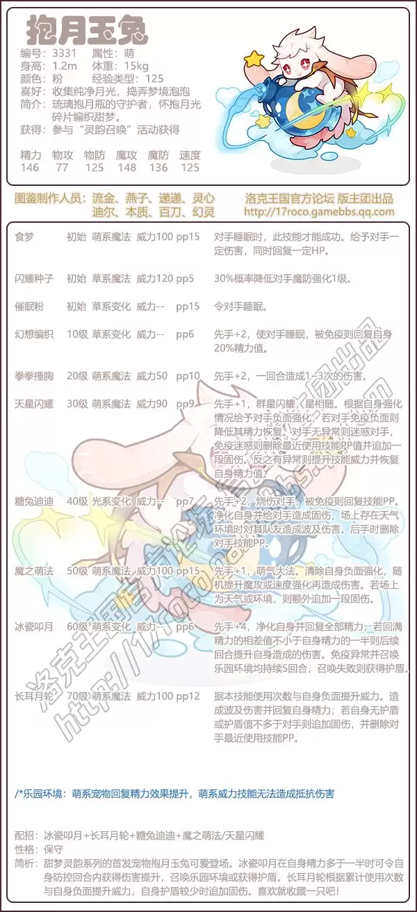 洛克王国甜梦灵韵系列宠物有哪些