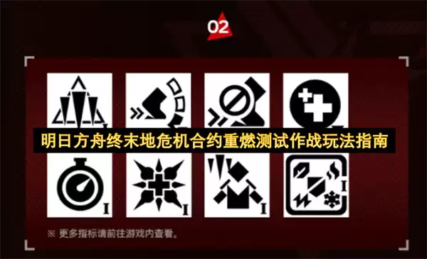 明日方舟终末地危机合约重燃测试作战玩法指南