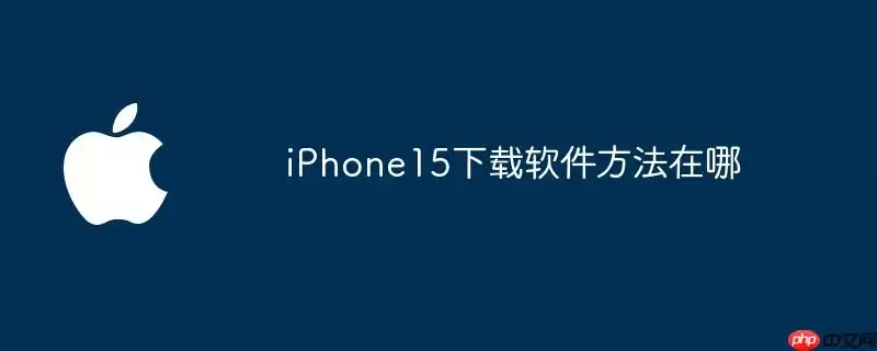 iPhone15下载软件做法在哪