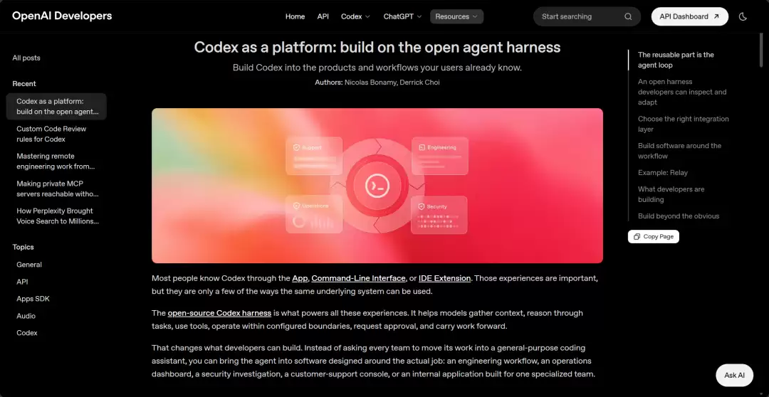 刚刚，OpenAI开源了Codex的Harness