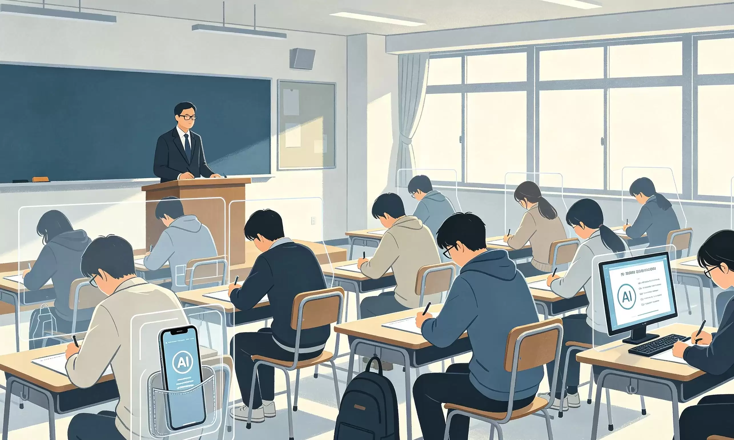 高校AI作弊泛滥成灾！线上考试形同虚设，学位含金量大跳水