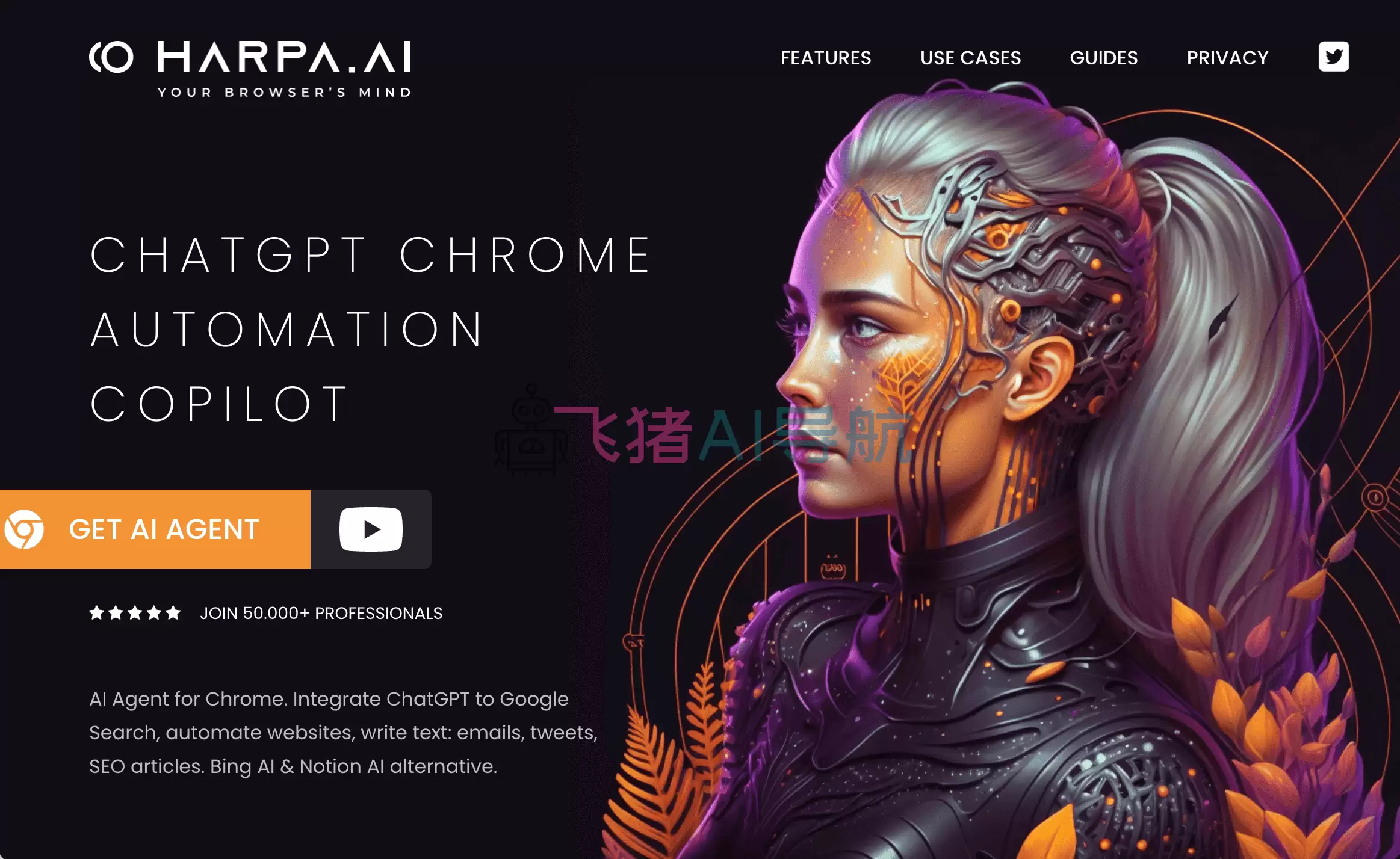 harpa-harpa ai, 将ChatGPT插件,集成到Chrome浏览器