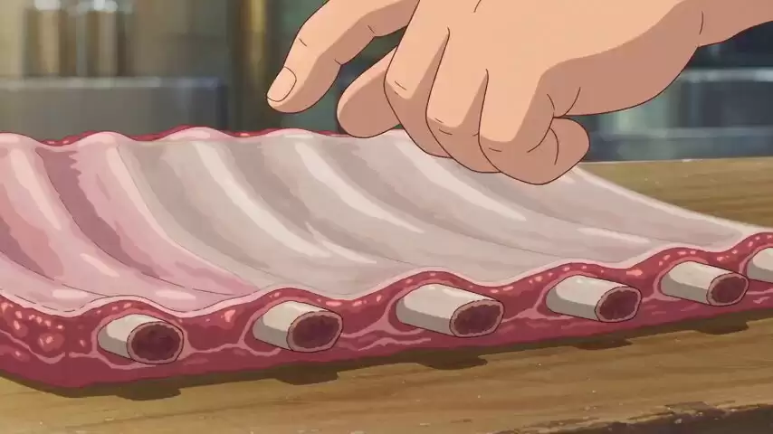 动漫烹饪场景动画提示词