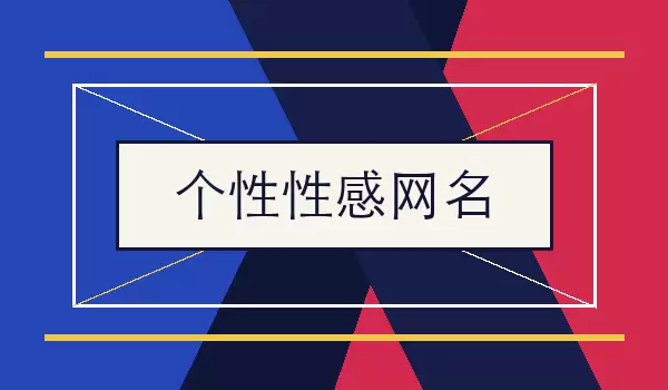 个性性感网名【自信张扬的魅力昵称有哪些】