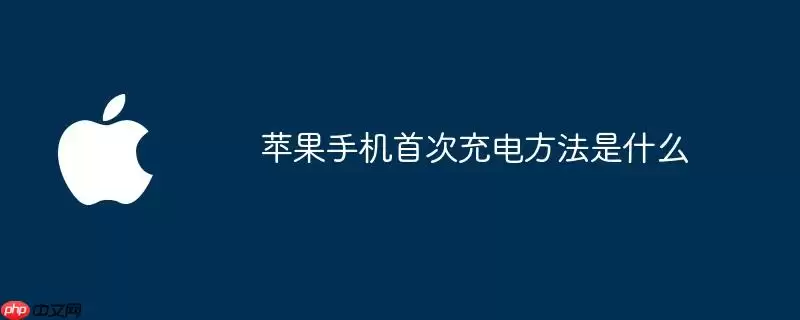 苹果手机首次充电做法是什么