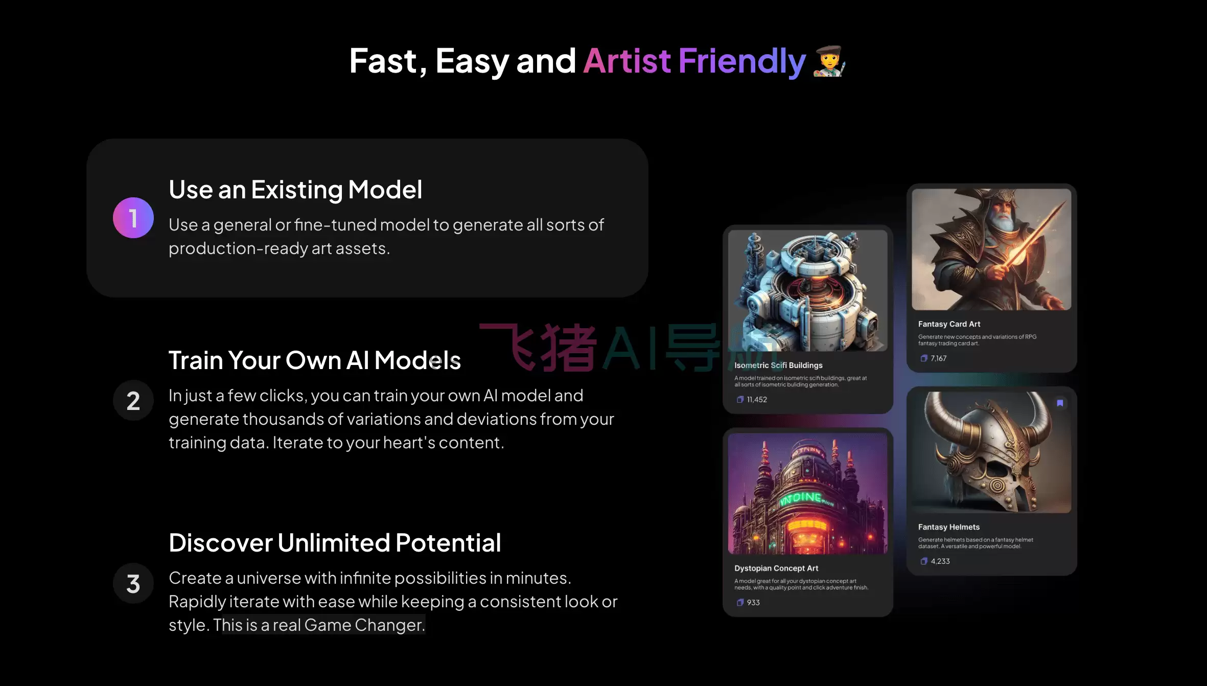 leonardo ai-leonardo ai,兼具绘图工具和AI绘图社区的平台,是Civta和Stable Diffusion的集合体