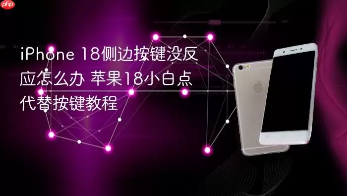 iPhone 18侧边按键没反应怎么办 苹果18小白点代替按键操作步骤