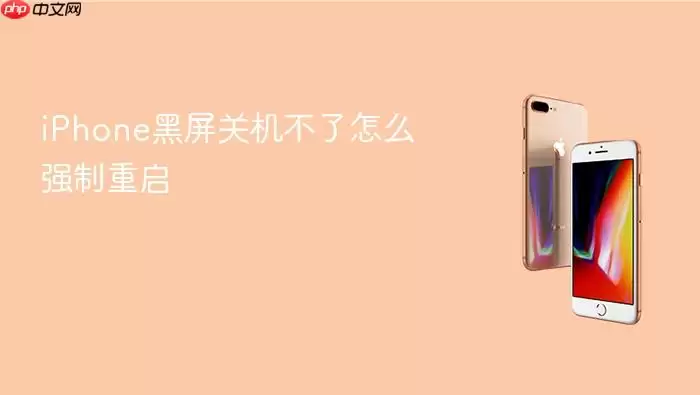 iPhone黑屏关机不了如何强制重启