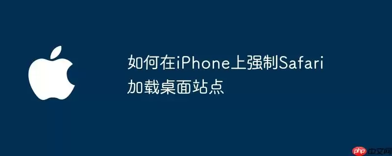 如何在iPhone上强制Safari加载桌面站点
