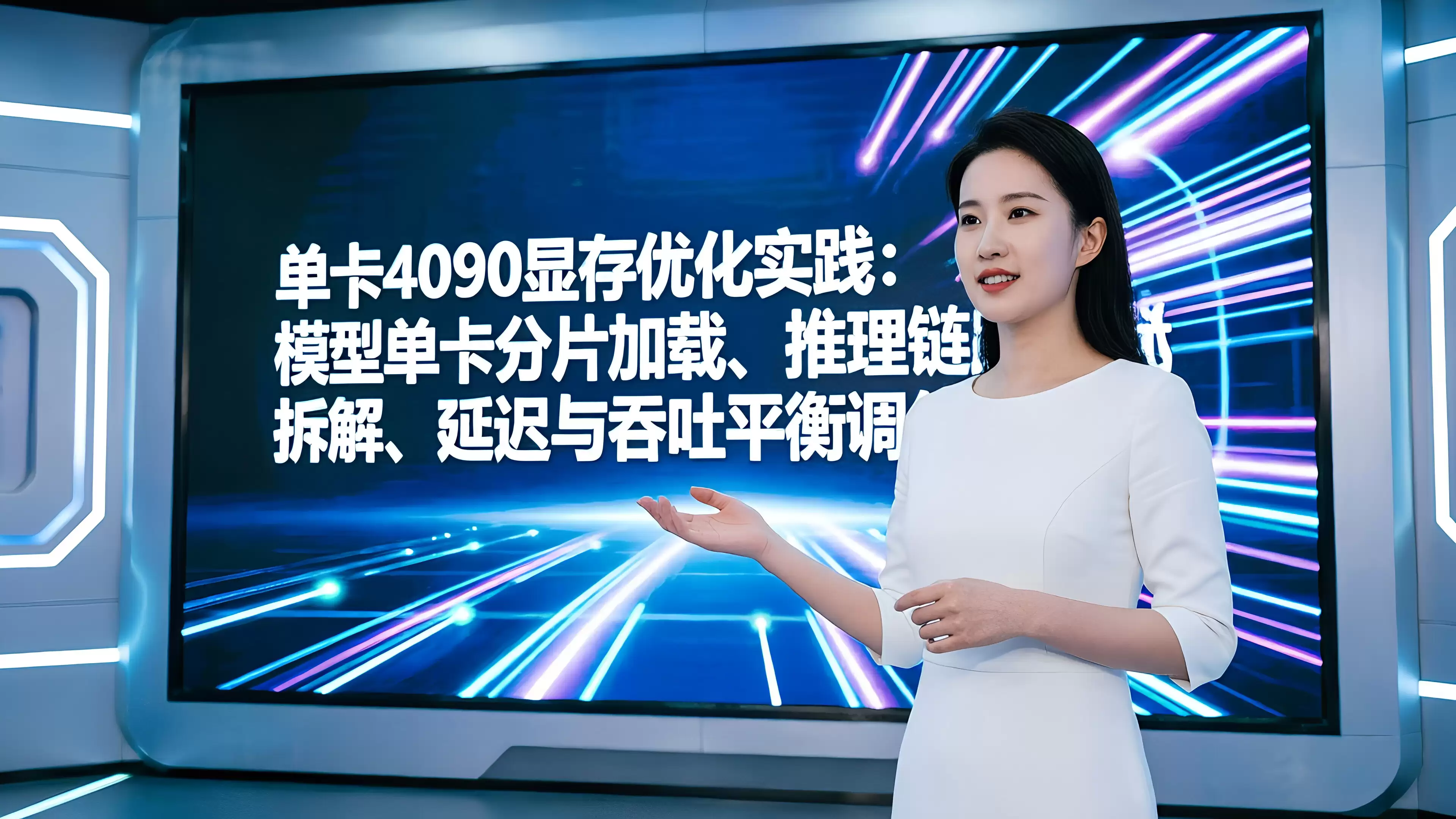 单卡4090显存优化实践：模型单卡分片加载、推理链路拆解、延迟与吞吐平衡调优19.0