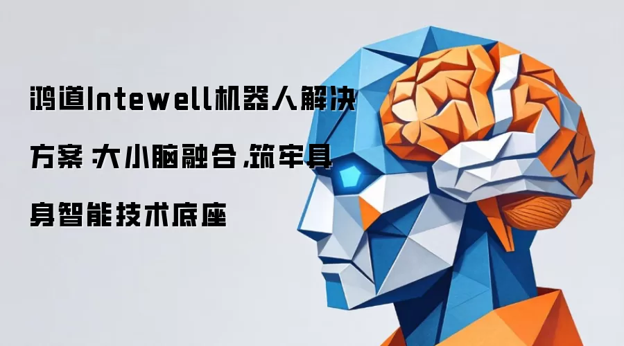 鸿道Intewell机器人解决方案:大小脑融合,筑牢具身智能技术底座