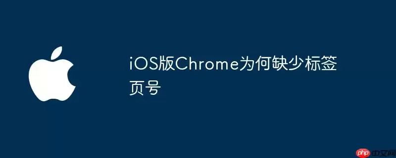 iOS版Chrome为何缺少标签页号