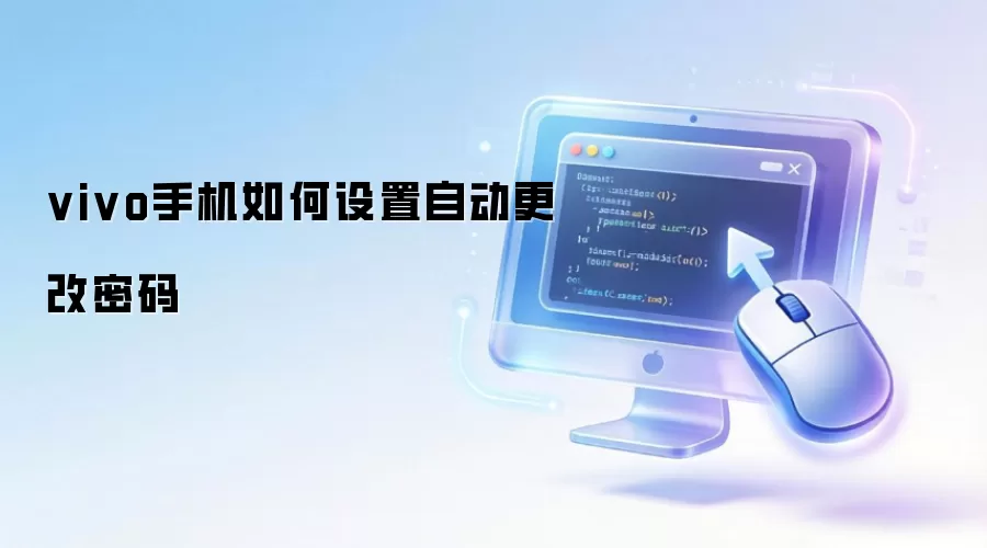 vivo手机如何设置自动更改密码