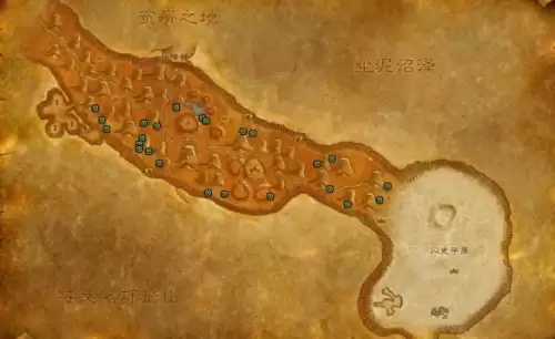 魔兽世界千针石林矿点分布图一览 魔兽世界千针石林矿点分布图一览