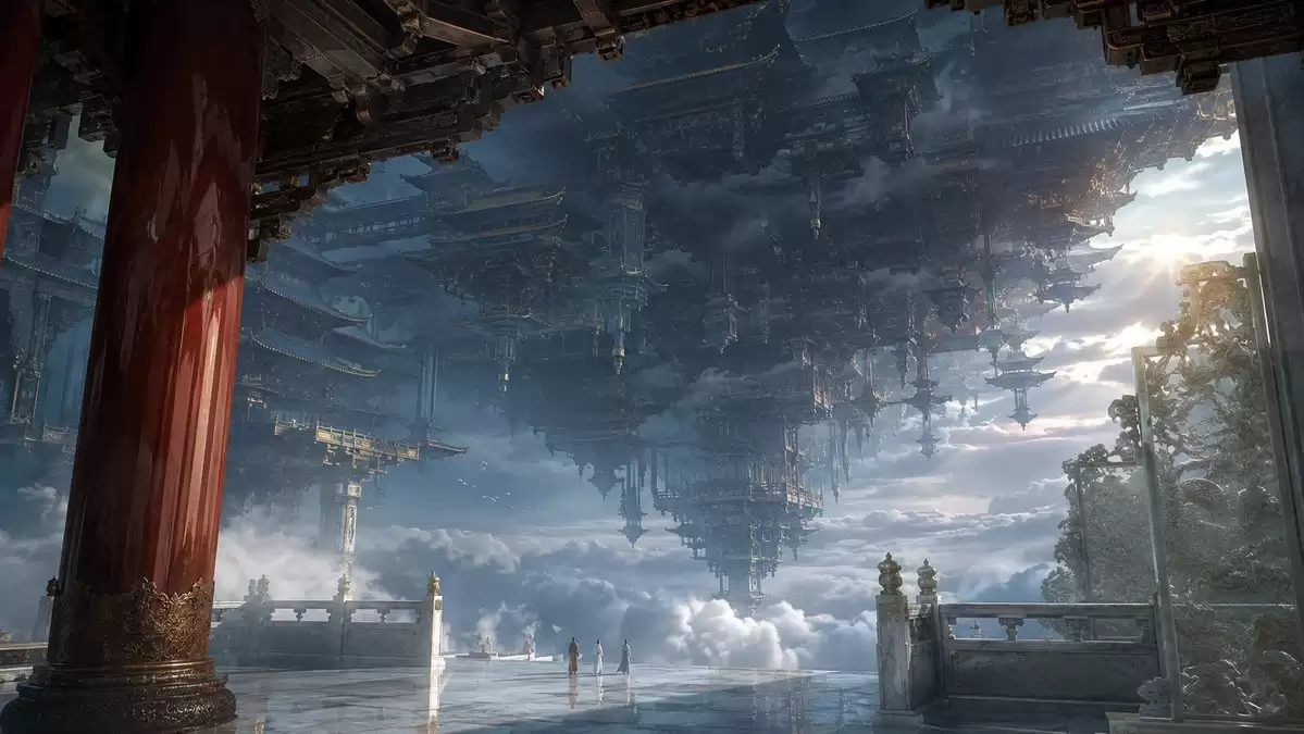 Celestial Inverted Oriental Palace