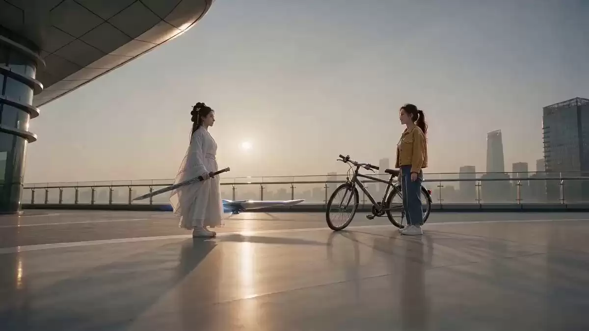 Comedy Sword and Bicycle Swap