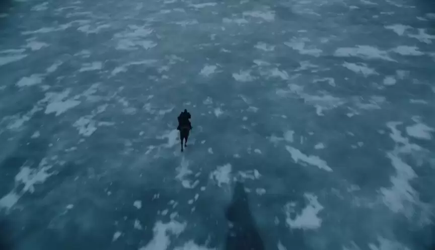 Frozen Dragon Lake Escape