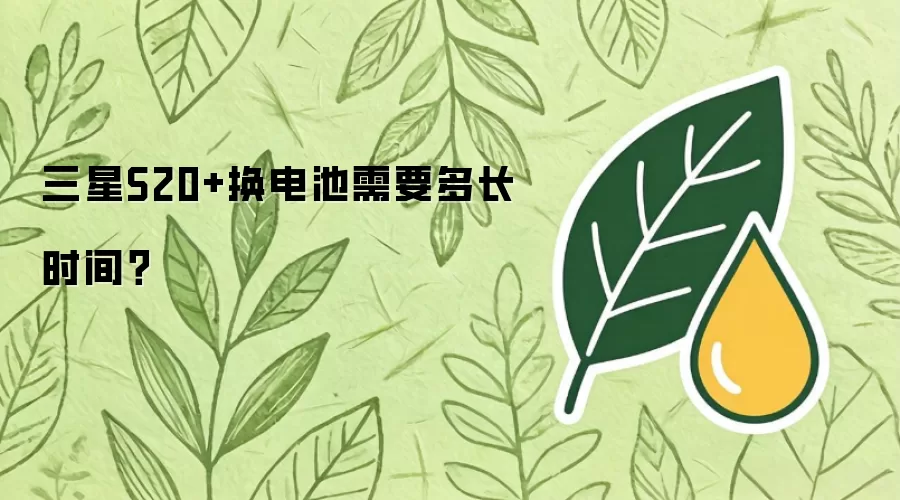 三星S20+换电池需要多长时间?