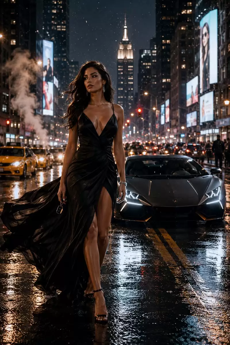 Midnight Manhattan Supercar Portrait