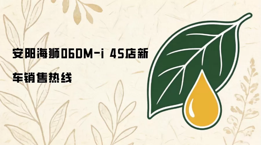 安阳海狮06DM-i 4S店新车销售热线