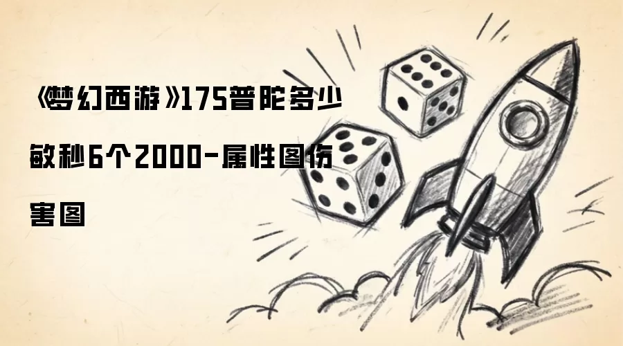 《梦幻西游》175普陀多少敏秒6个2000-属性图伤害图