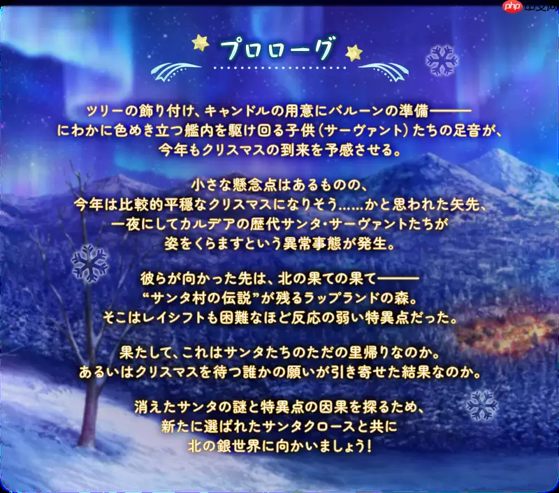 《Fate/Grand Order》日服圣诞活动「波赫约拉的平安夜 怀梦圣诞老人与胡桃夹子」现已开启