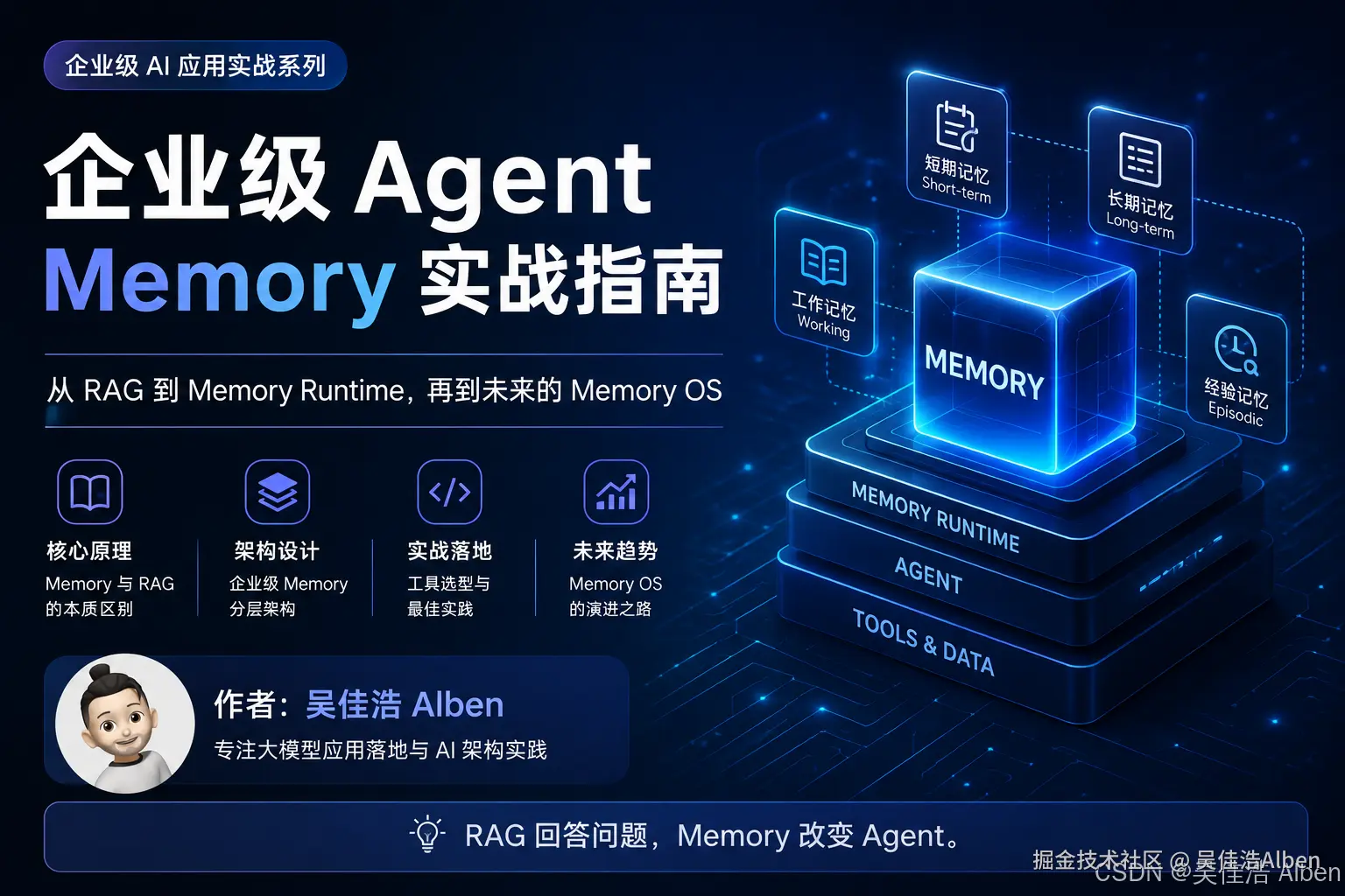 企业级 Agent Memory 架构选型：可扩展 Memory Service 如何设计