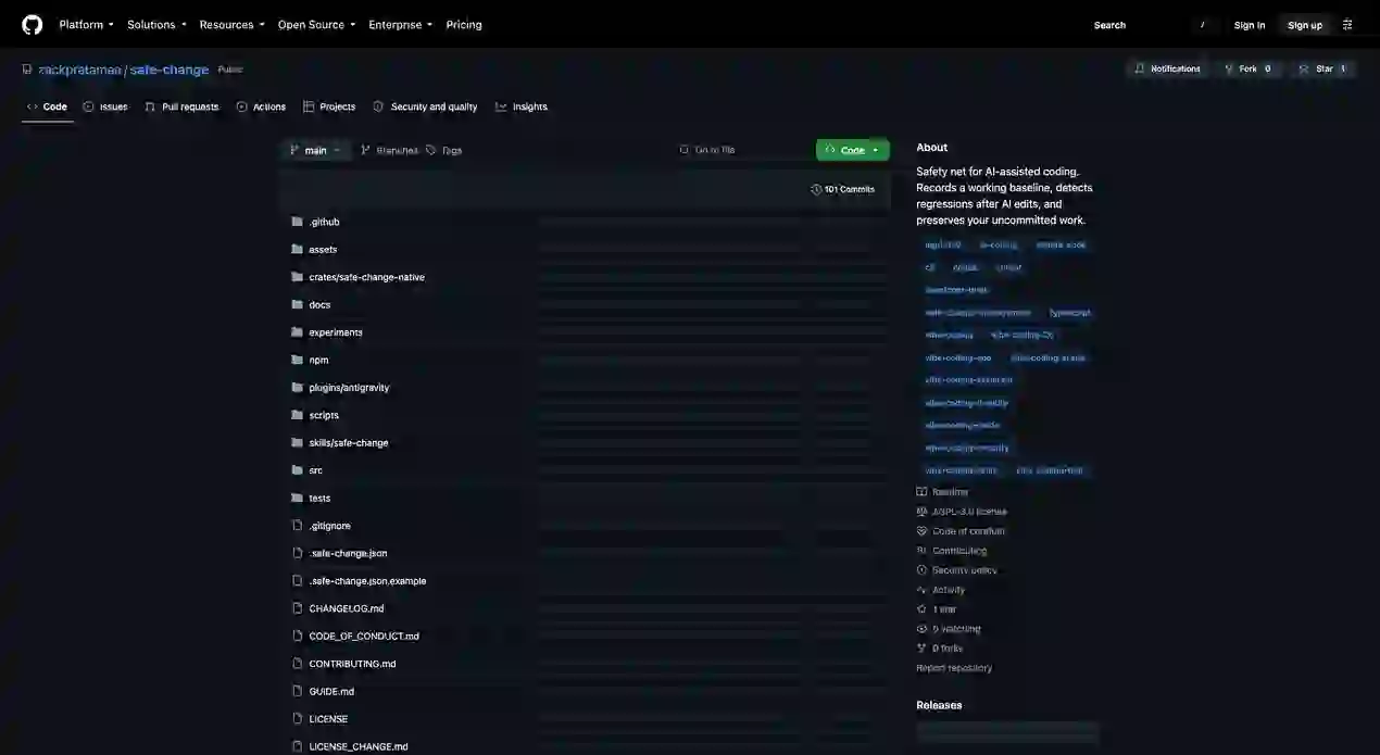zackpratamaa/safe-change 项目截图 1