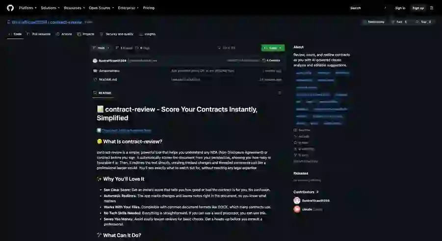 Bustrafficswift394/contract-review 项目截图 1