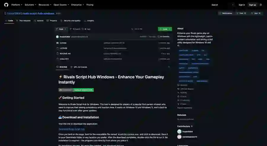 rivals-script-hub-windows：AI Agent 工具实践指南
