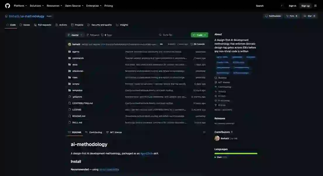 ai-methodology：AI Agent 工具实践指南